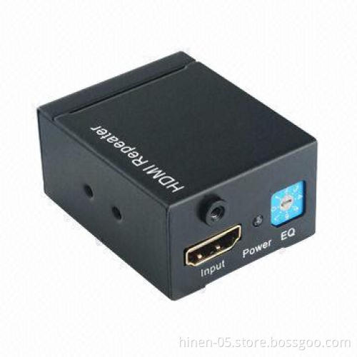 HDMI repeater, supports highest video resolution of 1,080p